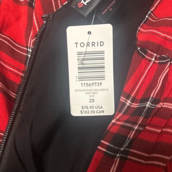 Torrid Christmas Retro style dress size 20... - Picture 5 of 10